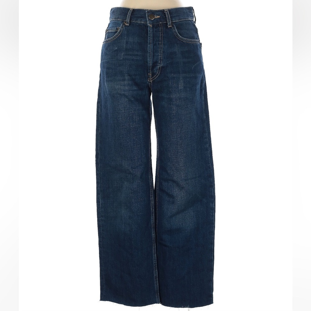 Zara women’s Dark Blue wide leg Jeans